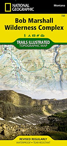 Bob Marshall Wilderness Map (National Geographic Trails Illustrated Map, 725)