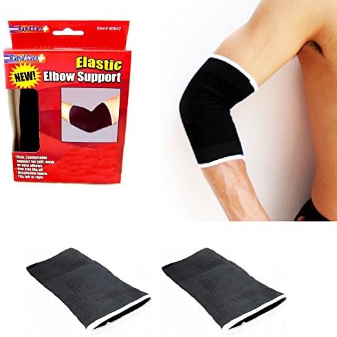 2 Elastic Elbow Brace Support Sleeve Sports Medicine Compression Tennis Guard