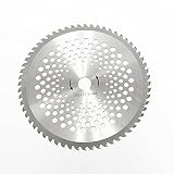 Wisamic 10 inch 60T Carbide Blade Tip Brush Cutter Trimmer Weed Eater Blade-1 Pack