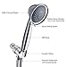 CLOFY Anti-clog Shower Head, Handheld Shower with Hose and Holder, High Pressure 3 Setting Spray Function Hand Shower Head