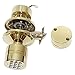 Signstek Keyless Entry Door Lock,Door Knob with Keypad and Key, Door Lock with Upward Facing Buttons, Matte Black
