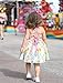 Toddler Girls Summer Ice Cream Print Princess Dress Strap Backless Dress Size 3Years/Tag110 (Colour)