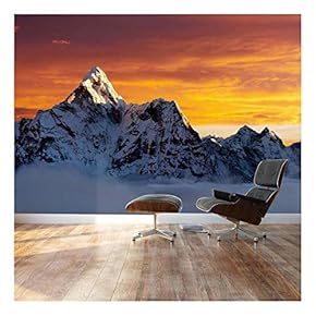 AMA Dablam on The Way to Everest - Landscape - Wall Mural, Removable Sticker, Home Decor - 66x96 inches