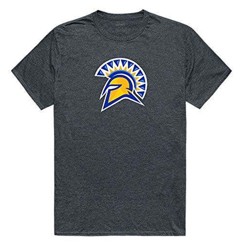 SJSU San Jose State University Spartans NCAA Cinder Tee T-Shirt X-Large Heather Charcoal
