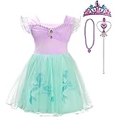 Dressy Daisy Princess Dress Up Clothes Halloween Fancy Party Tulle Skirt Summer Outfit for Baby & Toddler Girls
