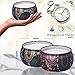 【Mother's Day】Scented Candles Gift Set of 2 Pack 100% Natural Soy Wax in White Tea & Rose Fragrances,Strongly Scented for Stress Relief and Aromatherapy, Option and Portable Travel Supplies