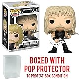 Pop! Music: Metallica - James Hetfield Vinyl Figure and (Bundled with Pop BOX PROTECTOR CASE)