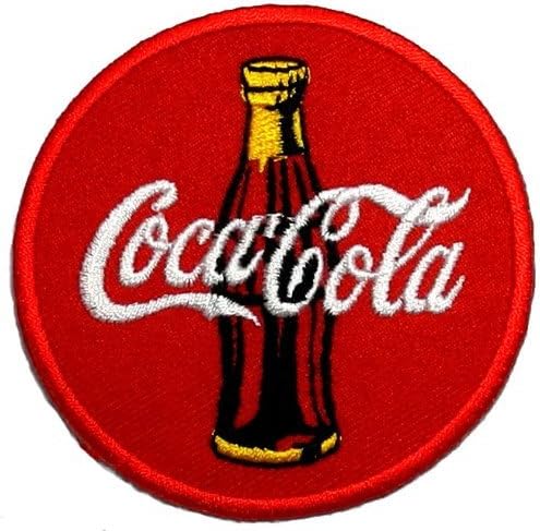 2.9" x 2.9"Coca Cola Bottle Classic DIY Embroidered Sew Iron on Patch
