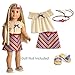 American Girl Julie's Summer Skirt Set for 18