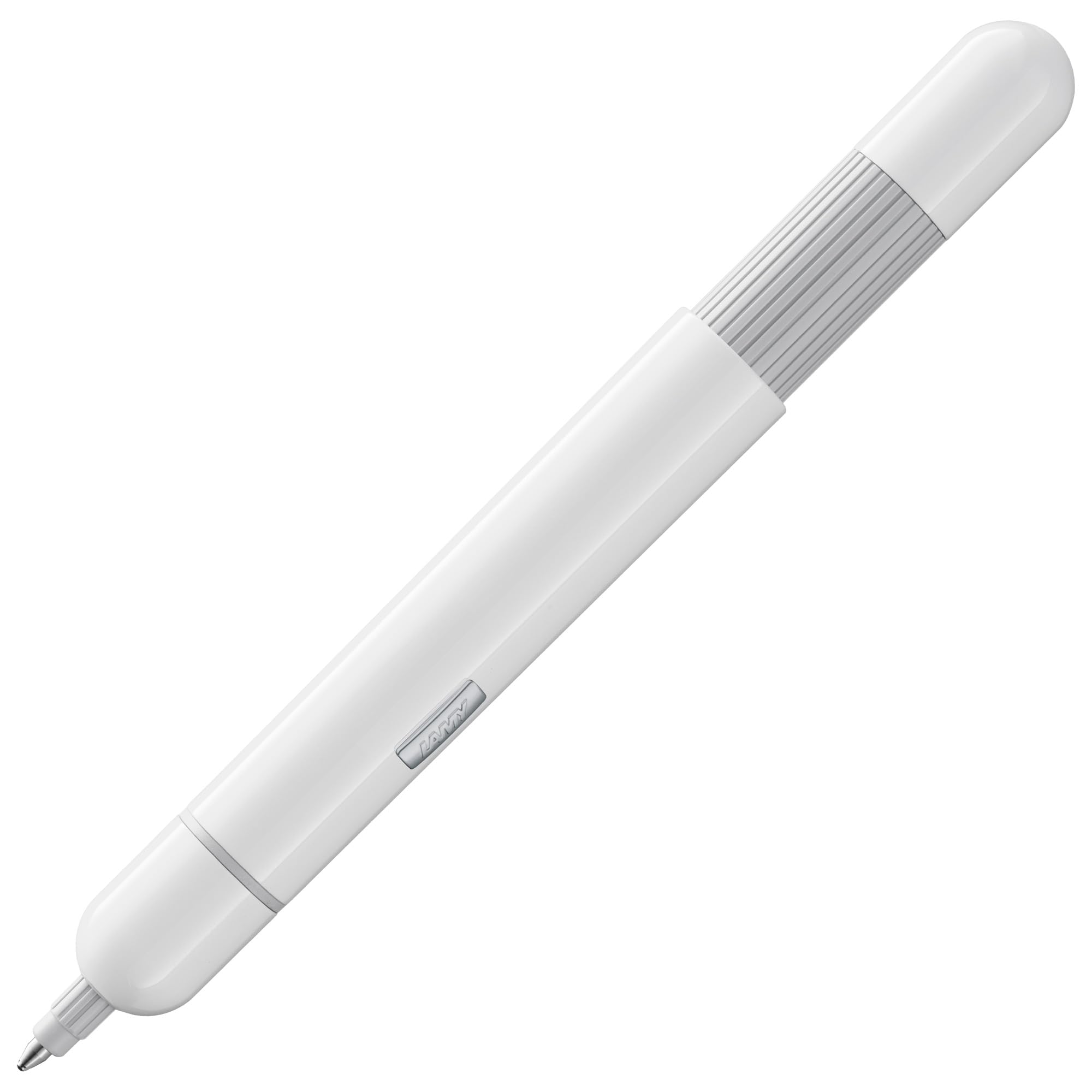 Lamy pico white ballpoint pen - Innovative pocket pen - with one click in full size - metal barrel & line width M - incl. compact refill M 22 in black