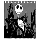 Cute Skull Shower Curtain Waterproof Polyester Curtains for Bathroom Home Decor Size 150x180cm. BLSW14