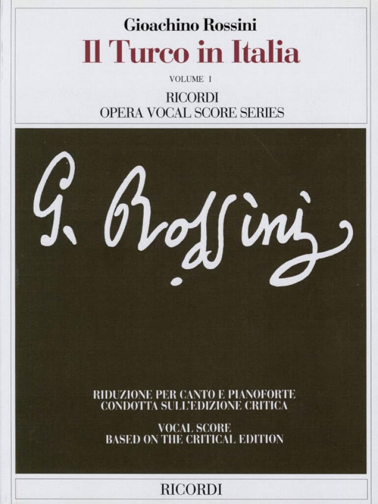Il Turco in Italia: Vocal Score