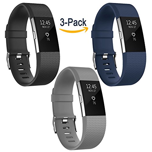 Vancle bands for fitbit charge 2, soft comfortable char…