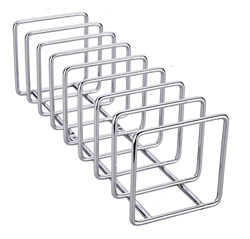 Pro Chef Kitchen Tools Stainless Steel Pot Lid Organizer - Keep Your Cabinets Organized with Metal Vertical Storage Shelf To Hold Pan Lids, Plates, Dishes, Cutting Boards (Packaging may vary)