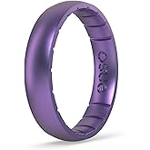 Enso Rings Thin Aura Silicone Ring – Stackable Wedding Engagement Band