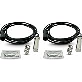 Torque Heavy-Duty ABS Wheel Speed Sensor &ndash; Straight Type 78&Prime; Cable | Replaces Meritor R955349 / WABCO S4410329710 / 4410329710 / 7R550 / 94600 &ndash; Compatible with Navistar &amp; Heavy-Duty Trucks