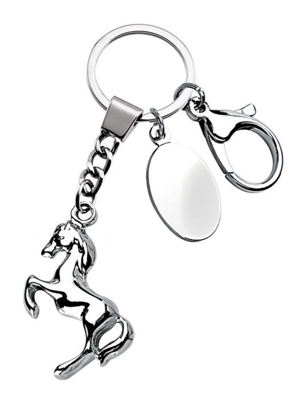 Ten KEYCHAIN HORSE RIDING cod.EL7247 cm 10,5x3x1h by Varotto & Co.