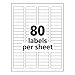 Avery Printable Return Address Labels with Sure Feed, 0.5