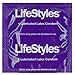 Lifestyles Snugger, Tighter Fit Latex Condoms with Pocket/Travel Case-24 Count (Brass Travel Case)