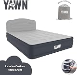 YAWN AIR Deluxe Self-Inflating King Air Bed with Built-In Pump & Headboard view 3