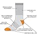 Hi-Tec Women's Performance Hiking Crew Socks for Outdoors, Casual Use (2 Pair Pack) - Brown