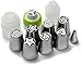 Russian Piping Tips 23pc Set by LiveEco - Includes Couplers, Piping Bags, Flower Chart and Leaf Tip - Professional Cake & Cupcake Decorating Nozzle Kit + Free Buttercream Recipe & Instructional Videos