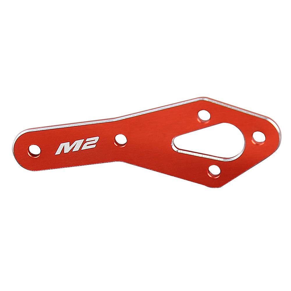 OMPHOBBY M2 Helicopter Parts Tail Motor Reinforced Plate Set-Orange OSHM2123 Original Replacement for OMP HOBBY M2 V2 RC Helicopters Accessories Spare Part