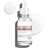Glutathione Serum,20000ppm Glutathione and Hyaluronic Acid Korean Face Serums for Women Dark Spot Serum Improve Skin Elasticity Reduces Hyperpigmentation,Fine Lines & Wrinkles