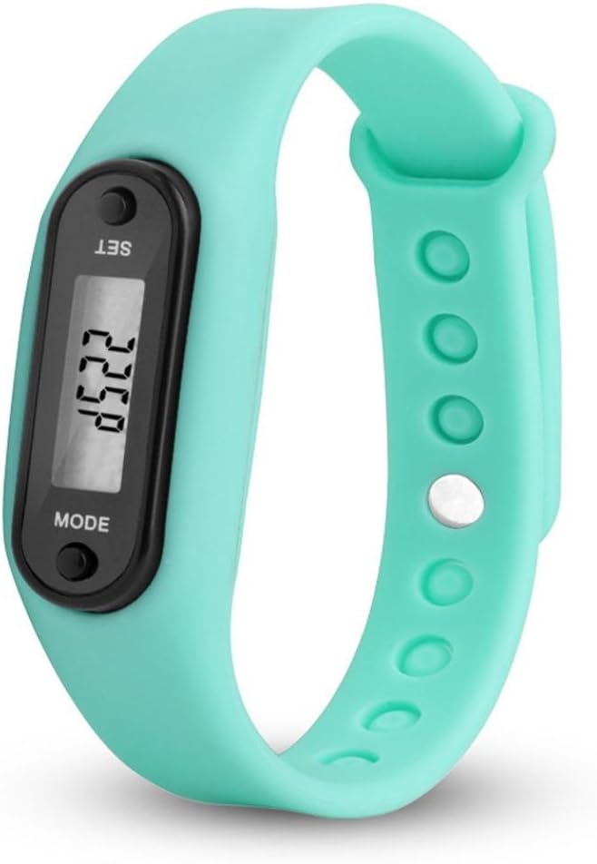 Iuhan Fitness Tracker Watch, Run Step Watch Bracelet Pedometer Calorie Counter Digital LCD Walking Distance