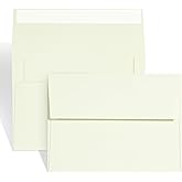100 Pack A2 Ivory Envelopes Self Sealing Adhesive Perfect for Weddings, RSVP, Invitations, Baby Shower,Greeting Cards,Announcements, Thank You Notes| A2(4.375 x5.75 Inches)