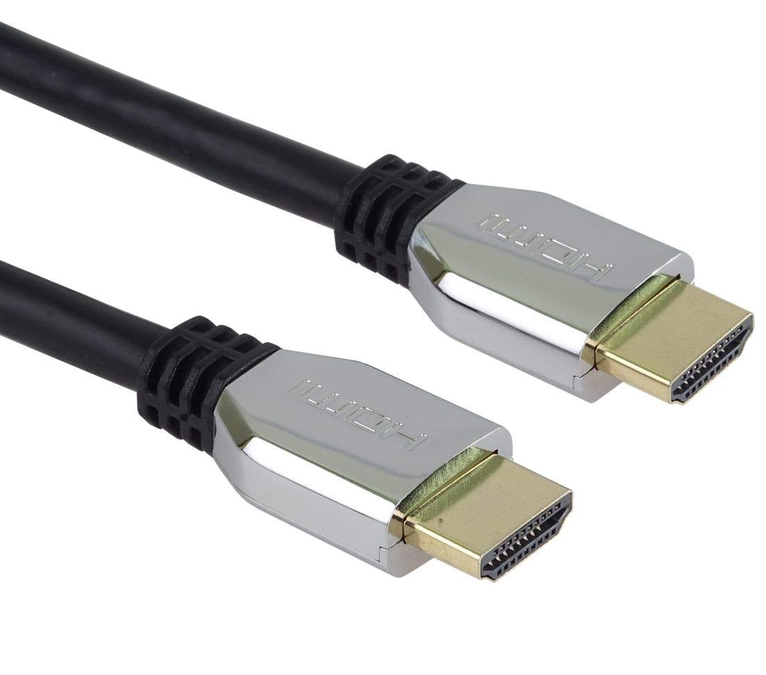 PremiumCord 8K Ultra High Speed HDMI 2.1 Cable M/M 48Gbps with Ethernet, Compatible with Video 8K@60Hz, Deep Color, 3D, eARC, HDR, 3X Shielded, Gold Plated Connectors, Silver Zinc Connectors, 2 m — image 1