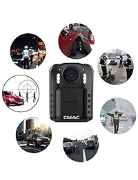 ceesc cuerpo Worn cámara wn9 con visión nocturna para la policía Aplicación de la ley, 1080p 2 inch visualización LCD Deportes cámara de acción con gran angular de 120 grados