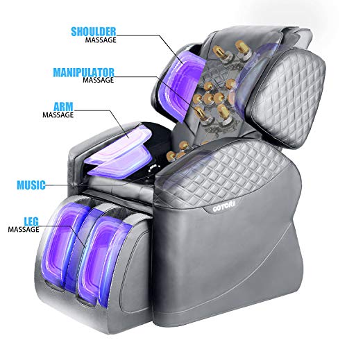 OOTORI Full Body Electric Massage Chair, Zero Gravity Neck Back Legs