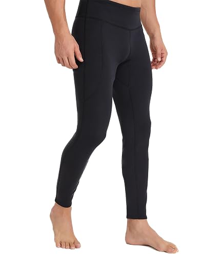 Short Néoprène Homme 2 Mm - Pour Surf, Plongée, Canoë - Taille Haute élastique, Noir - 8