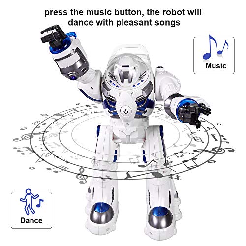 KINGBOT Robot Toy,Spaceman RC Robot Remote Control Robots Toys with Programmable Interactive Walking Singing Dancing for Kids Boys Girls Gifts