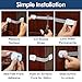 8-Pack Child Safety Cabinet Locks - Adjustable Child Cabinet Locks with 3M Adhesives - White and Clear Baby Locks for Cabinets and Drawers, and More - Easy to Install Baby Proofing Cabinets by Wittle