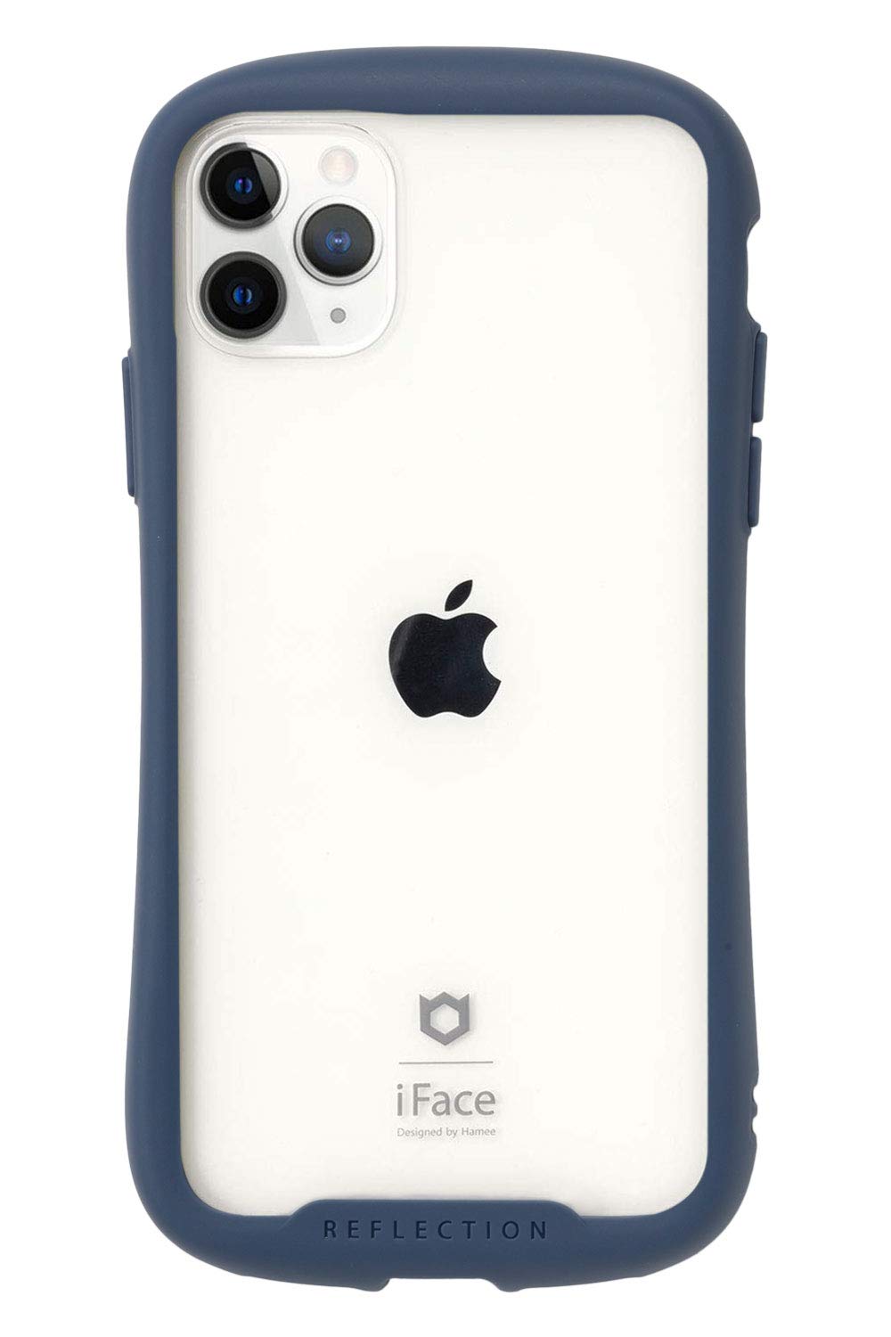 Hamee 41-907320 iFace Reflection iPhone 11 Pro 強化ガラスクリアケース ネイビー ハミィの商品画像