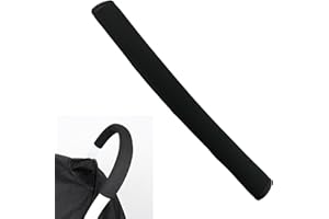ALOVEXIONG Universal Stroller Handle Sleeve Cover, Replacement Baby Stroller Handle Pads, Handle Sleeve Cover for Baby Stroller Pushchair, Pushchair Armrest Handle Protector Cover,18.9inch*6.3inch (Black)