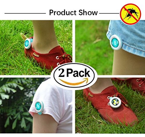 Mai Poetry Mosquito Bug Repellent ,100% Natural Ingredients NO Skin Contact, the Best Option to Protect Your Kids from Bug Bites, Lasts up to 1,400hr. For All Ages Incl Babies & Adults(2pcs)