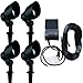 Malibu 8301-9904-04 20-Watt Flood Light Kit, 4-Piece
