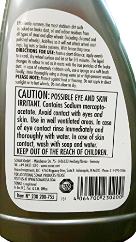 Sonax (230500) Wheel Cleaner Full Effect - 169.1 fl. oz.
