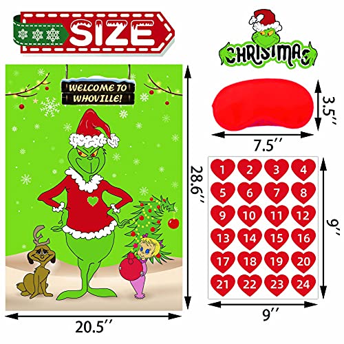 Jauntyhood Pin The Heart On The Christmas Game Christmas Games for Kids Christmas Party Games