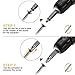 Screw Extractor Remover, Kusonkey Damaged Stripped Screw Extractor Easily Remove Stripped Broken Screws, Drill Bit for Nuts Rusted Bolt Remover Mechanic Handmade Fixer DIY Tool Kit Set of 4 Pcs