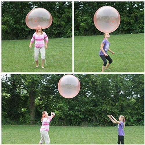 WELLIN 2PCS WaterFilled Interactive Rubber Big Amazing Bubble Balls by