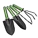 Gadgetmann Ergonomic Garden Tools, 4 Pieces Tool Set Includes Small Shovel/Weeder/Rake/Trowelthumb 1
