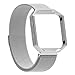For Fitbit Blaze Bands with Frame, Austrake Replacement Milanese Loop with Metal Housing for Fitbit Blaze Smart Sports Watch Bracelet for Women Men
