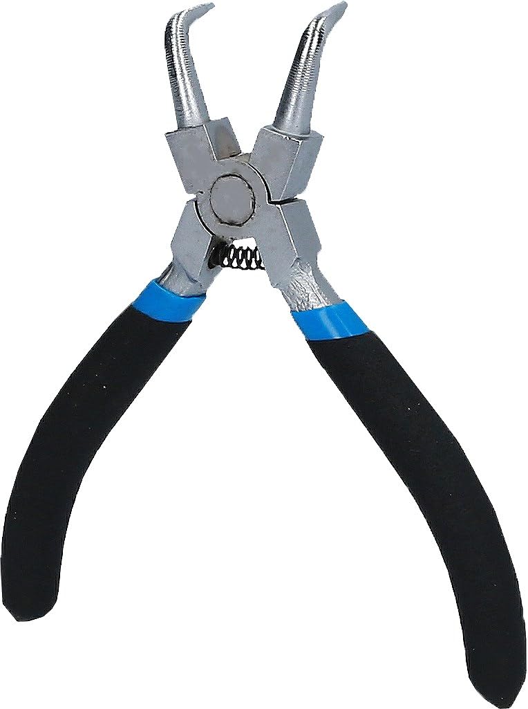 BRILLIANT TOOLS BT067008 Circlip Pliers for Inner Circlip Curved 125 mm