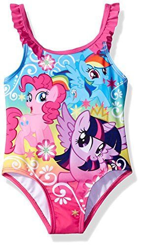My little pony girls swimwear swimsuit (3t, pink ruffle…