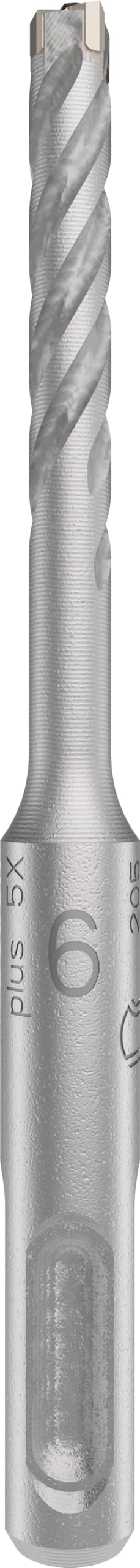 Bosch 1x PRO SDS Plus-5X Hammer Drill Bit (for Reinforced concrete, Concrete, Ø 6,00 mm, Professional Accessory Rotary Hammer Drill)