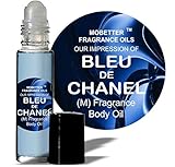 Coco Bleu de Type Fragrance for Men Body Oil (M) Cologne 1/3 oz roll on Glass Bottle